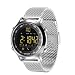 Produktbild Gskj Smartwatch Schrittzähler Herzfrequenz-Überwachung Sport Smartwatch Intelligente Erinnerung Informationsschub Wasserdicht Aktivitäts-Tracker Passend FÜR Weiblich Männlich,White