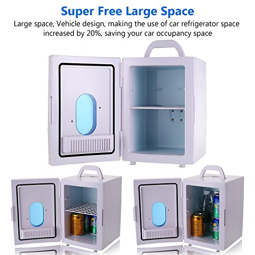 Preisvergleich Produktbild Lonlier Auto Kühlschrank Mini Kühlschrank 12V Dual-use 6-10L Große