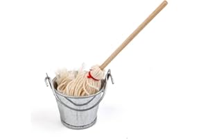 rackbone Puppenhaus Zubehör Mini Reinigungswerkzeuge Miniatur Mopp Eimer Set Küche Für Puppenhaus Garten Haus Dekorieren (stil1)