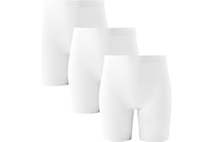 INNERSY Pantaloncini Sottogonna Donna Antisfregamento Leggings Corti Mutande Senza Cuciture Pacco da 3