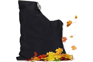 OIXEYA Sacco Aspirafoglie, Borsa Soffiatore Foglie 60x44cm Borsa Sottovuoto Soffiatore di Foglie Oxford Impermeabile Sacco Soffiatori Aspirafoglie Borsa Conservazione Regolabile con Cerniera