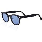 X-LAB occhiali da sole 8004 stile moscot Occhiali da sole uomo Unisex  (Bordeaux, Azzurro) : Amazon.it: Abbigliamento
