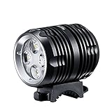 Revtronic LED Fahrradlicht, 1600 Lumen LED Scheinwerfer, Fahrradlampe Fahrradbeleuchtung Frontlichter Mit Wiederaufladbare Akku