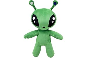 13-tums grön Alien-plyschleksak, mjuk Alien-plyschdocka, stoppad djurkudde, för barn, pojkar, flickor och fans, jul, födelsedagar