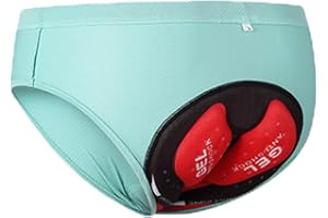 HOMTOL Ciclismo Uomo Gel Imbottito Boxer Traspirante Triangolo Traspirante Biancheria Intimo Mutande Pantaloncini da Ciclismo Bici