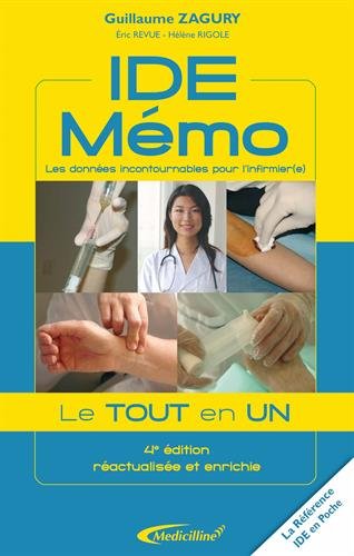 Book's Cover ofIDE Mémo Les données incontournables pour linfirmiere