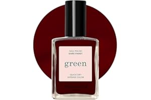 MANUCURIST • Green Esmalte de Uñas Burdeos • Esmalte Clásico 9-Free • Esmalte Vegano y de Origen Biológico (67%) • Manicura Profesional • 15 ml (DARK PANSY)