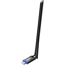 Adaptador WiFi USB De 1300 Mbps Para PC, CORN De Doble Banda 2.4G/5.8G De Alta Ganancia 5dBi Antena Inalámbrica De Red Wi-Fi Adaptador De Dongle Compatible Con Windows 11/10, Windows 7, Windows
