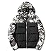 Produktbild Oasics Camouflage Daunenjacke Herren Herbst und Winter Print Pullover Langarm Kapuzenjacke Jacke M-4XL