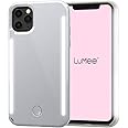 Case-Mate LuMee - Duo Phone Case with Selfie Light for iPhone 11 Pro - Durable Finish, Rechargeable Battery and Wrist Strap Included (Mirror Silver)
