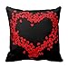 Produktbild AlineAline Be Mine Heart Blue Red Love Pillow Case