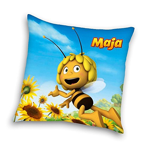 Preisvergleich Produktbild Herding biene Maja - Kissen Kinder Kuschelkissen Dekokissen 40x40cm