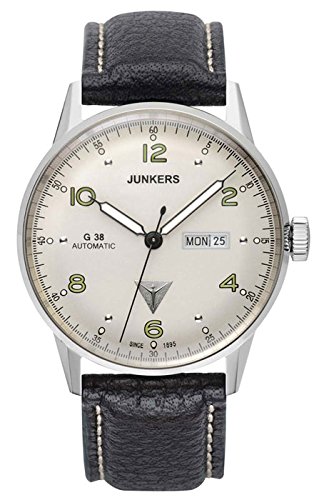 Junkers Herren-Armbanduhr Analog Automatik Leder 69664 Junkers Herren-Armbanduhr Analog Automatik Leder 69664