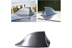 MNBHJGR Antena Aleta Tiburon, para Peugeot 2008 2014-2019 Coche Techo Superior Am/FM Radio Antena Aleta de tiburón Antena Universal de señal,B