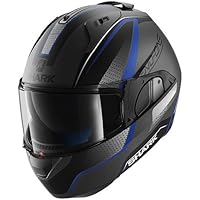 Shark - Casco de moto Evo One Astor Mat SKB, azul, talla M.