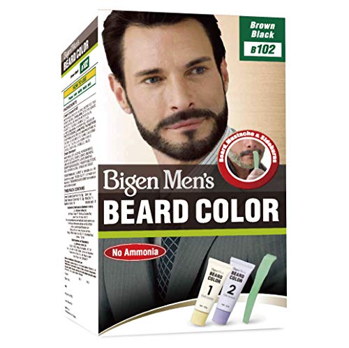 Hoyu Co. Bigen B102 - Barba para hombre, color marrón y negro