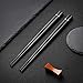 Produktbild Hongyantech 5 Paar Essstäbchen (10 Stück) Japanische Alloy Chopsticks aus umweltfreundlichem Alloy Chopsticks(Wide-Ring)