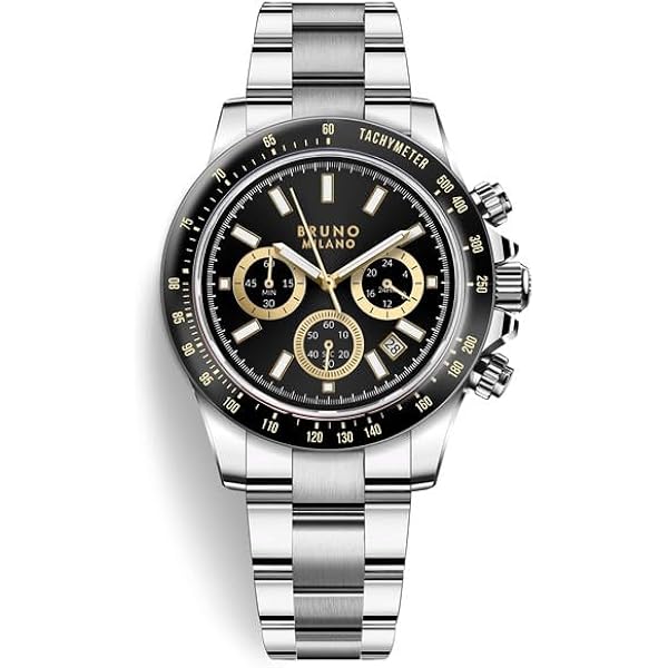 Buy OMAX Men's Watch Chronograph 44mm Rose Gold PVD-Coated
