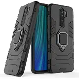 ValueActive Covers and Cases for Redmi Note 8 Pro Case Back Cover Rugged Armor TPU + PC Hybrid Kickstand Back Case/Cover with Ring Holder Designed for Xiaomi Redmi Note 8 Pro