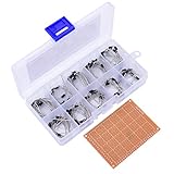 Ven con caja de plástico. Longruner 100Pcs 10Values Kit de diodo rectificador 1N4001 ~ 1N5819,Kit de surtido de diodos con caja clara (diodo Lable)+Tablero de circuitos de PCB de papel del prototipo de DIY práctico universal