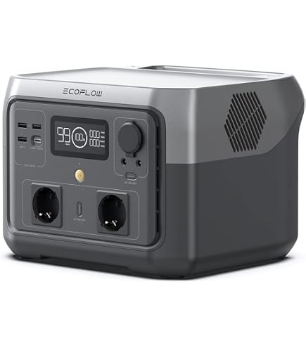 Newsmy Centrale Elettrica Portatile 700W - 551Wh, Ricarica Rapida 1 Ora, Backup UPS Per Casa E Campeggio - 4