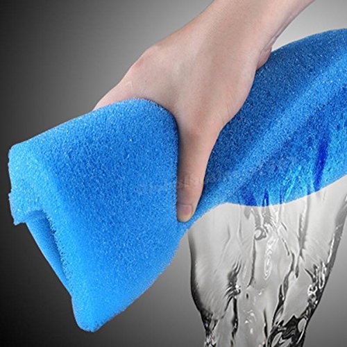Faway Aquarium Filter, 100x100x2cm Aquarium Biochemical Filter Foam Cotton Sponge Fish Tank Pond