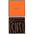 Pajoux Dark Chocolate Orange Peel Luxury Gift Box 120g | Candied Chocolate Orange Peel Coated in Belgian Dark Chocolate - Gluten Free - Vegan & Vegetarian Friendly