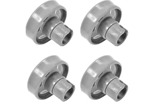 NIUZEMYKO 4 x Geschirrspüler-Unterkorbrollen, universeller Unterkorbrollen, rollen für Hotpoint/Candy/Ariston/Creda/Fisher & Paykel/Haier/Smeg/Kenwood/Indesit/Hoover und weitere Geschirrspüler