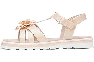 Walkright Charlotte Girls Nude T-Bar Sandal