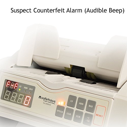 Safehaus NCH066 Multi-Currency Banknote Counter (Including English, Scottish & Irish Banknotes)