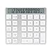 Produktbild DingLong Professionelle numerische Tastatur, 22Tasten Drahtlose weiße Tragbare Mini-Digitale numerische Tastatur Keypad ForLaptop-PC