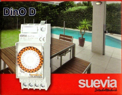 Suevia Zeitschaltuhr für Hutschiene Betriebsspannung: 230 V/AC DinO D 1 Wechsler 16 A 250 V/AC Tage - 2