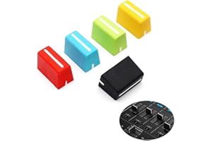 Theaque Lot de 5 boutons de fader universels de rechange pour manette de DJ, console de mixage, Pioneer DJM, DDJ, XDJ, Denon Numark AKAI RANE VESTAX (mixte)