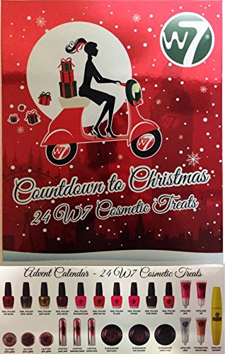 W7 24 Cosmetic Treats, Countdown To Christmas Advent Calendar