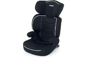 Foppapedretti Seggiolino Auto Time DuoFix, Gruppo 2/3 (15-36 Kg), per bambini da 3 a 12 anni, Fissaggio Dualfix (Isofix e non), conforme ECE R44, Sistema Protezione Impatto Laterale, Nero