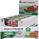 Maximuscle Promax Lean High Protein Bar, Chocolate Mint Flavour, 60 g, Pack of 12