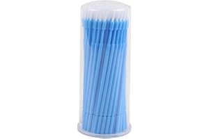 FYBIDA 100 Pcs Brosse Applicateur Dentaire, Applicateur De Fluorure Dentaire Jetable Blanchiment Cohésif Désensibilisateur Brosse pour Extensions De Cils Oral En Utilisant Le