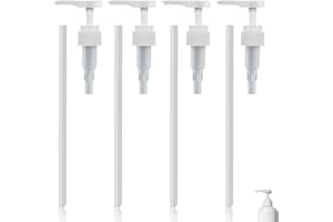 MALOUSUN 4 Stück Dosierpumpe 1L Sirup für Best Body Nutrition Vital Drink,Pumpspender Sirup,Dosierspender Sirupspender Wiederverwendbar mit Schläuchen,Pumpaufsatz für Flaschen,Dosierpumpen für Monin Shampoo