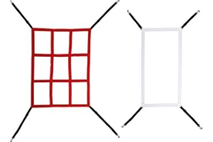TOYMIS 2 Pezzi Rete da Allenamento Baseball, Rete Strike Zone Regolabile Rete da Allenamento per Baseball con Strike Zone Rete da Baseball Strike Zone per Pratica Precisione Allenamento Lancio