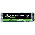 Seagate Barracuda Q5 SSD 500GB up to 2400 MB/s - Internal M.2 NVMe PCIe Gen3 ×4, 3D QLC for Desktop or Laptop, 1-Year Rescue