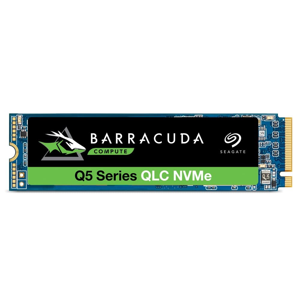 Seagate Barracuda Q5 SSD 500GB up to 2400 MB/s - Internal M.2 NVMe PCIe Gen3 Ã—4, 3D QLC for Desktop or Laptop, 1-Year Rescue Services (ZP500CV3A001)