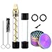 Produktbild Twisty Glass Blunt Kit für Rauchen - Mini Pipes + Rainbow Grinder + Bürste, Pawaca Safe Durable Easy Cleaning Set