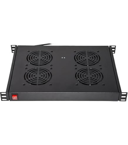 Termostato Con Ventole Per Armadi Rack AR-DT2F - Raffreddamento Server, 12V, Nero - Foto 10