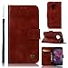 Produktbild Motorola Moto X4 - Girls Protects Wallet Style Flip Cover Case for Motorola Moto X4 ONLY (Motorola Moto X4 Cover Wine Red)