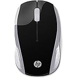 HP 200 Mouse Wireless, Tecnologia LED Rosso, Laser fino a 1000 DPI, 3 Pulsanti, Rotella Scorrimento, Ricevitore USB 2.4 GHz I