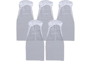 VILLCASE 5 Stück Sitzbezug Flugzeug-Schutz Flugzeug-Sitzbezug Sitters Flugzeug Autositzschutz Flugzeugschutz Tragbarer Bezug Flugzeugbezug Zug Vliesstoff Weiß Reisen