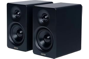 Edifier M60 Głośnik Multimedialny, Bluetooth 5.3, 66W RMS, Hi-Res Audio & Bezprzewodowy, LDAC, 3" Bas & 1" Tweeter, Wejścia USB-C & Aux, Panel dotykowy, Kompaktowy głośnik biurkowy