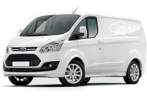 MC_PERFORMANCE Deflectores Exterior para Transit TOURNEO Custom Desde 2013-2023 Derivabrisas Delanteros