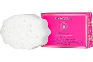 Spongellé Pedi-Buffer - Cleanse, Exfoliate & Polish Feet - Bulgarian Rose
