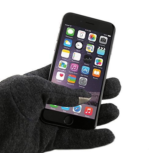 Original Arktis Luxus Smartphone Handschuhe (kapazitiv Touchscreen Handschuhe – Unisex) Herren Damen Männer Frauen Grau - 2